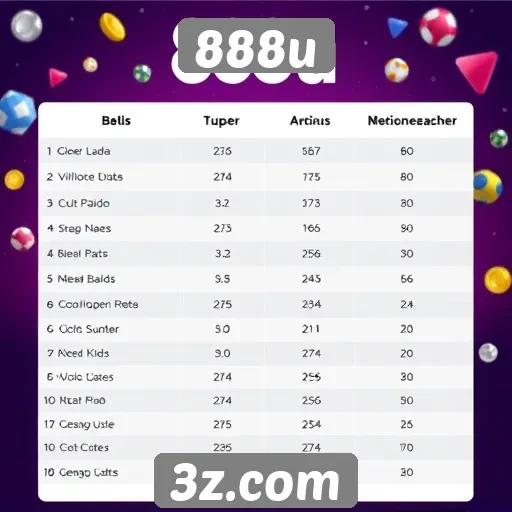 Comparativo entre 888u e concorrentes no mercado